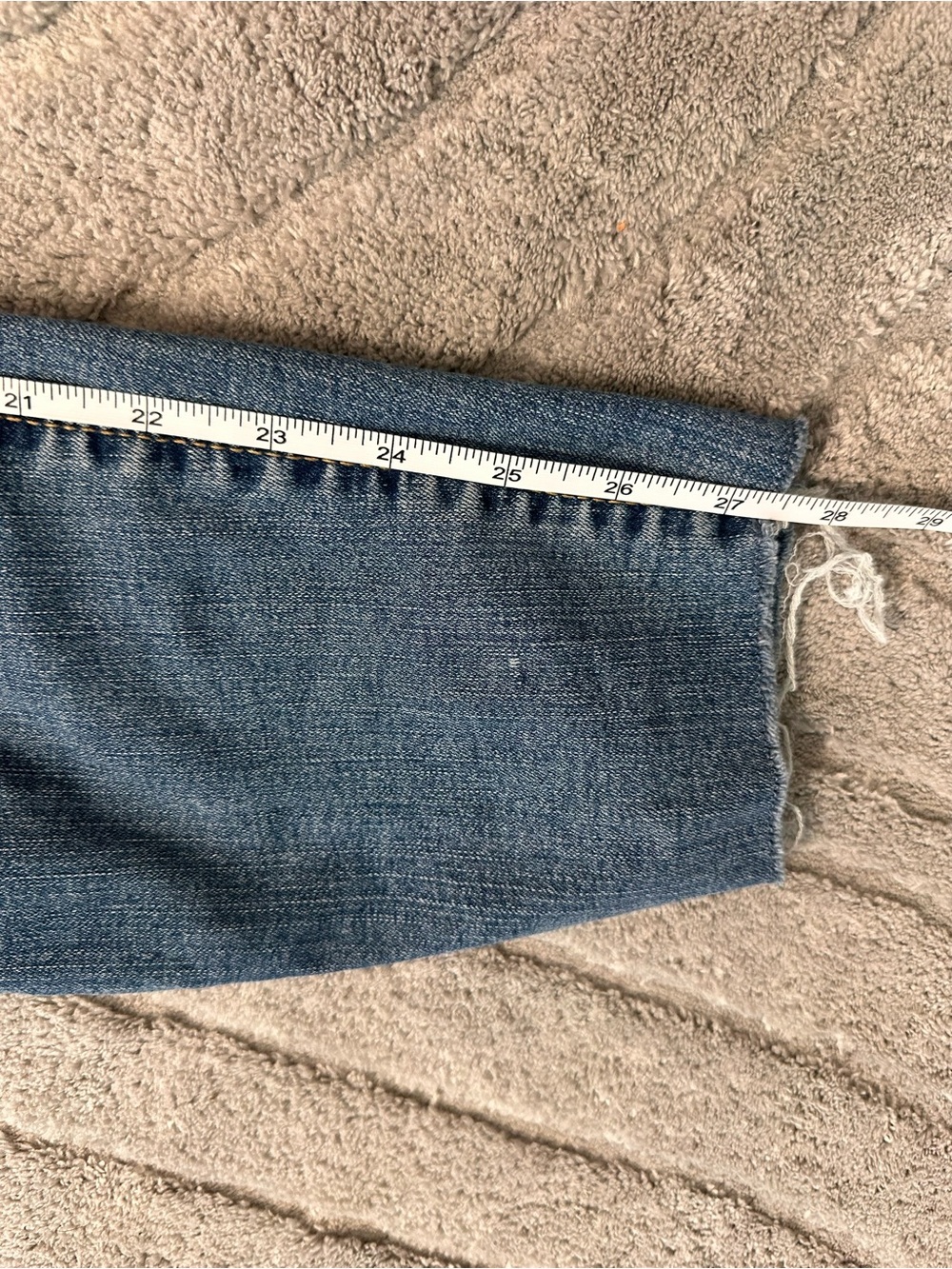 Signature by Levi Strauss Blue Maternity Skinny Jeans with Navy Waist Panel - Picture 6 of 8